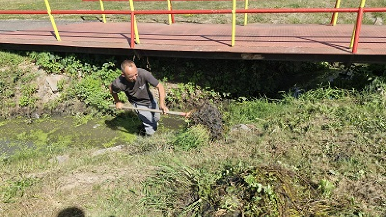 Čistenie potoka Čistenie potoka