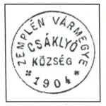 Odtlačok nápisorvéko pečatidla z roku 1904